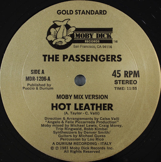 The Passengers / Hot Leather - LP Used 12''