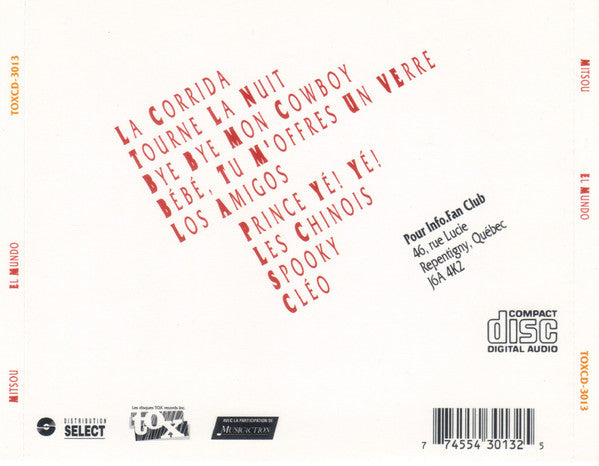 Mitsou / El Mundo - CD
