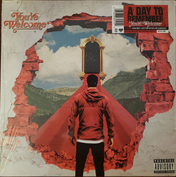 A Day To Remember / You're Welcome - LP Used Apple Red White Black Splatter