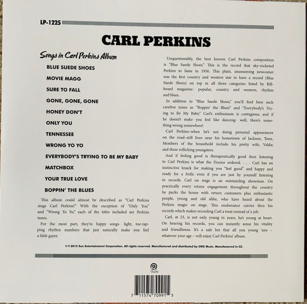 Carl Perkins / Dance Album Of Carl Perkins - LP Used tri color