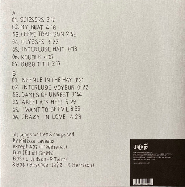 Mélissa Laveaux / Camphor & Copper - LP