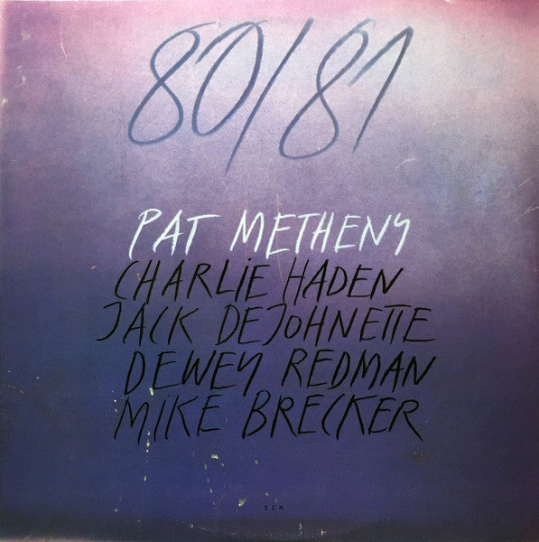 Pat Metheny, Charlie Haden, Jack DeJohnette, Dewey Redman, Mike Brecker / 80/81 - 2LP Used