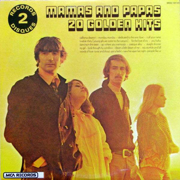 Mamas And Papas / The Mamas & The Papas 20 Golden Hits - 2LP Used