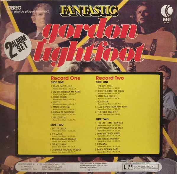 Gordon Lightfoot / Fantastic - LP USED