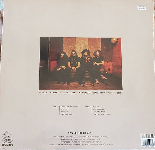 Dirty Honey / Dirty Honey - LP Used Clear with Gold Blob and Black Splatter