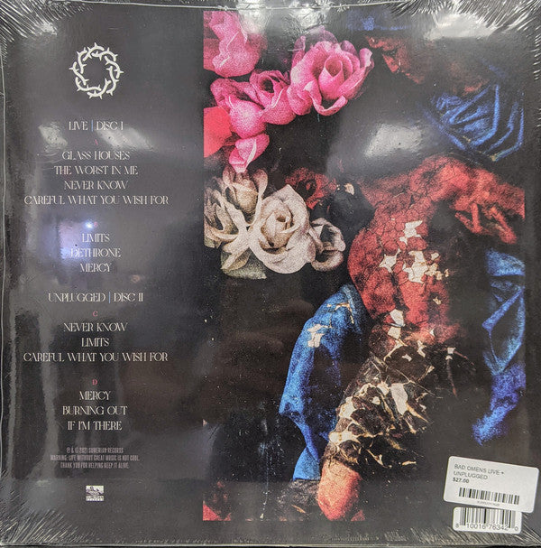 Bad Omens \ Live + Unplugged - 2LP Used black splatter