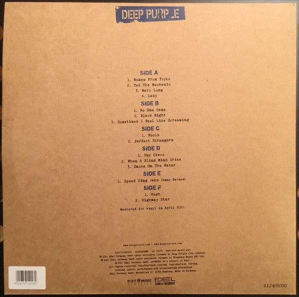 Deep Purple / Live In Wollongong 2001 - 3LP BLUE