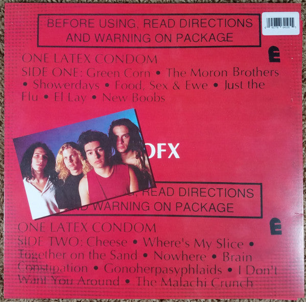 NOFX / Ribbed - LP Red w/ Black Splatter