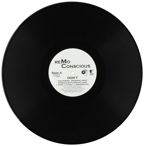ReMo Conscious ‎/ Don't : Lies - LP 12"