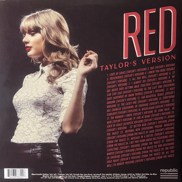 Taylor Swift / Red (Taylor's Version) - 4LP