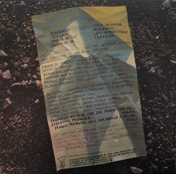 PFM / Jet Lag - LP USED