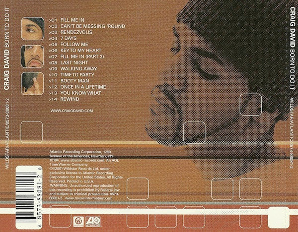 Craig David / Born To Do It - CD (Used)