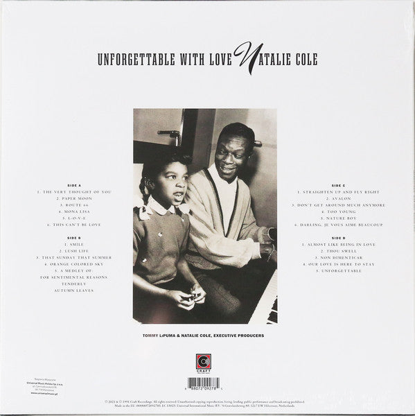 Natalie Cole / Unforgettable With Love - Double vinyle