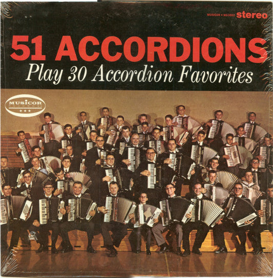51 Accordions - Play 30 Accordion Favorites - LP (used)