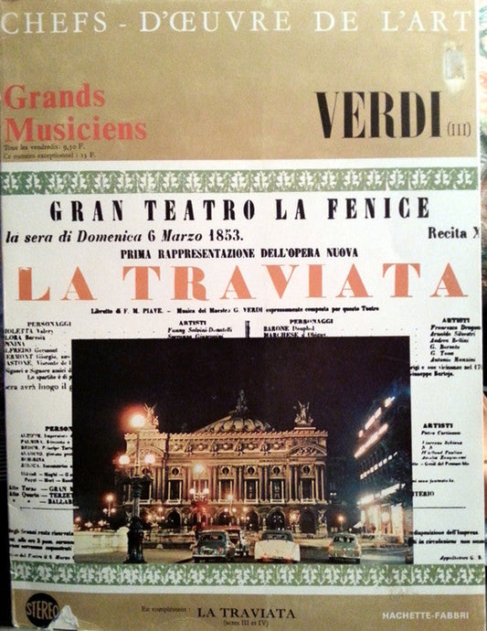 Verdi* ‎/ La Traviata (Actes III Et IV) - 2LP (used 10'')