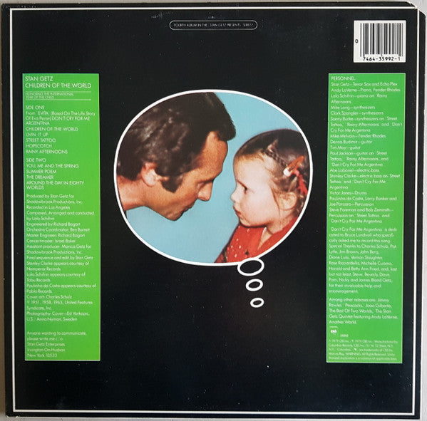 Stan Getz ‎/ Children Of The World - LP USED