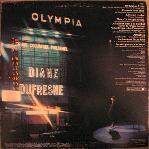 Diane Dufresne / Olympia '78 - LP Used
