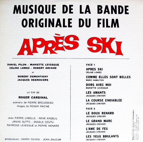 Various / Après Ski (Musique De La Bande Originale Du Film) - LP USED