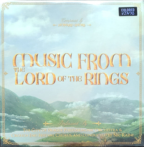 The City Of Prague Philharmonic Orchestra, Crouch End Festival Chorus / Music From The Lord Of The Rings Trilogy - LP COLOR