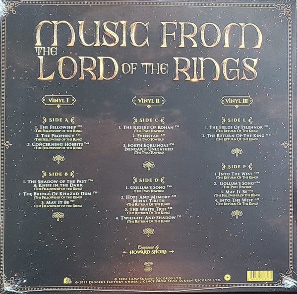 The City Of Prague Philharmonic Orchestra, Crouch End Festival Chorus / Music From The Lord Of The Rings Trilogy - LP COLOR