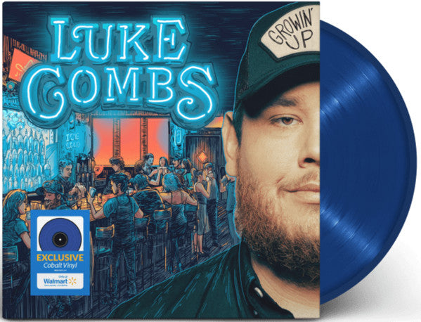 Luke Combs / Growin' Up - LP BLUE COBALT