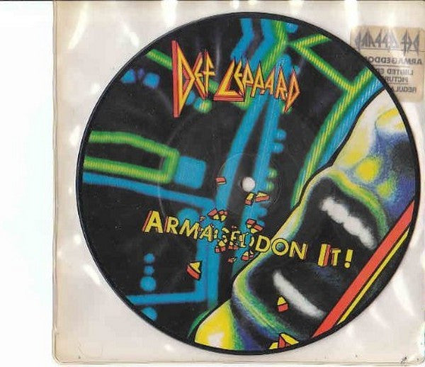 Def Leppard / Armageddon It! - LP 7'' Used PICT DISC