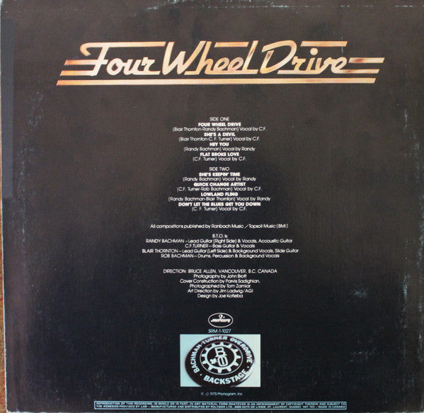 Bachman-Turner Overdrive / Four Wheel Drive - LP USED
