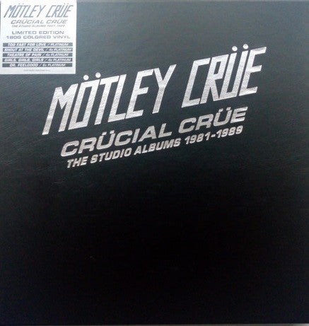 Mötley Crüe / Crücial Crüe - The Studio Albums 1981-1989 - 5LP COLOR