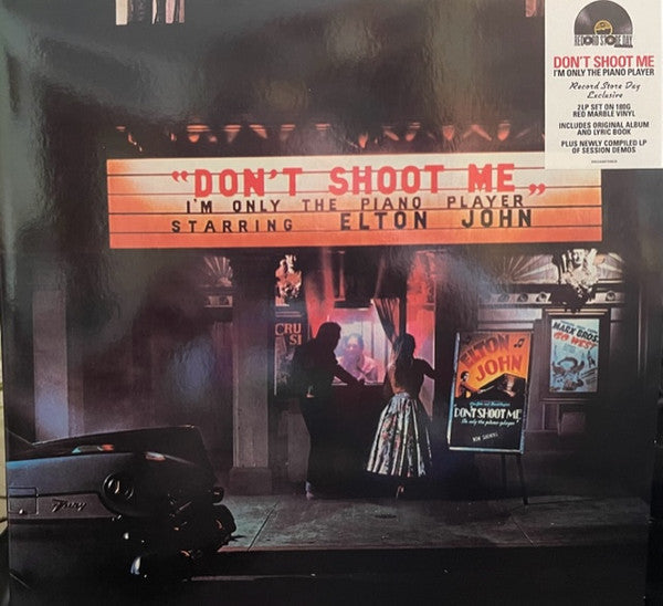Elton John / Don't Shoot Me, I'm Only The Piano Player - 2LP RED MARBLE