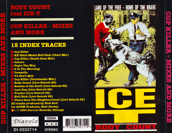 Body Count Feat Ice-T / Cop Killer Mixes - CD (Used)