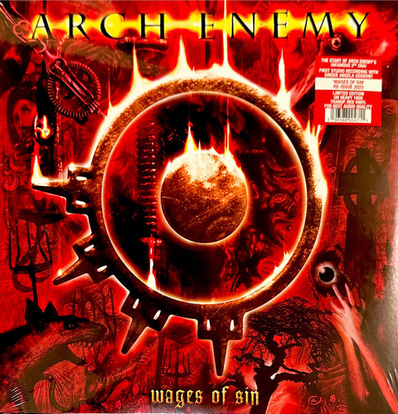 Arch Enemy / Wages Of Sin - LP RED