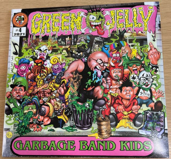 Green Jellÿ / Garbage Band Kids - LP Clear pink/ green