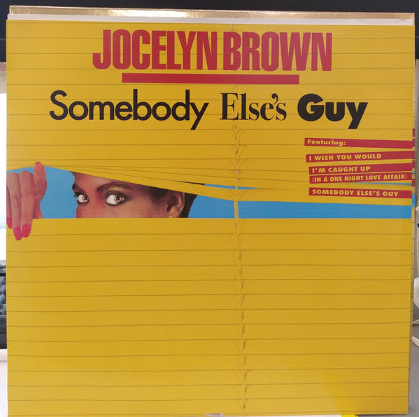 Jocelyn Brown / Somebody Else's Guy - LP COLOR