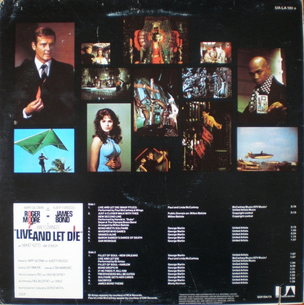 Various / Live And Let Die (Original Motion Picture Soundtrack) - lp used