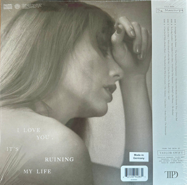 Taylor Swift / The Tortured Poets Department - LP COLOR