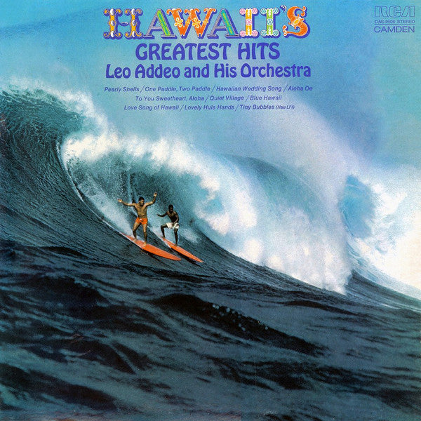 Leo Addeo And His Orchestra / Hawaii's Greatest Hits - LP Used