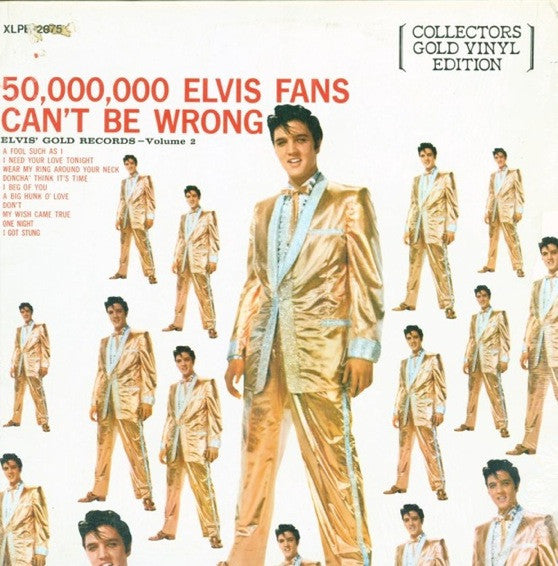 Elvis Presley / 50,000,000 Elvis Fans Can't Be Wrong - Elvis' Gold Records - Volume 2 - LP USED
