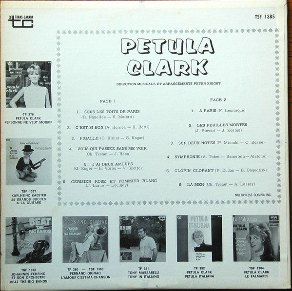 Petula Clark / À Paris - LP Used