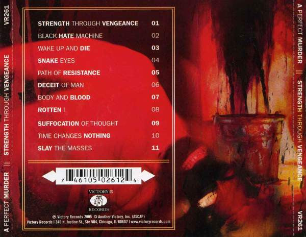 A Perfect Murder / Strength Through Vengeance - CD (Used)