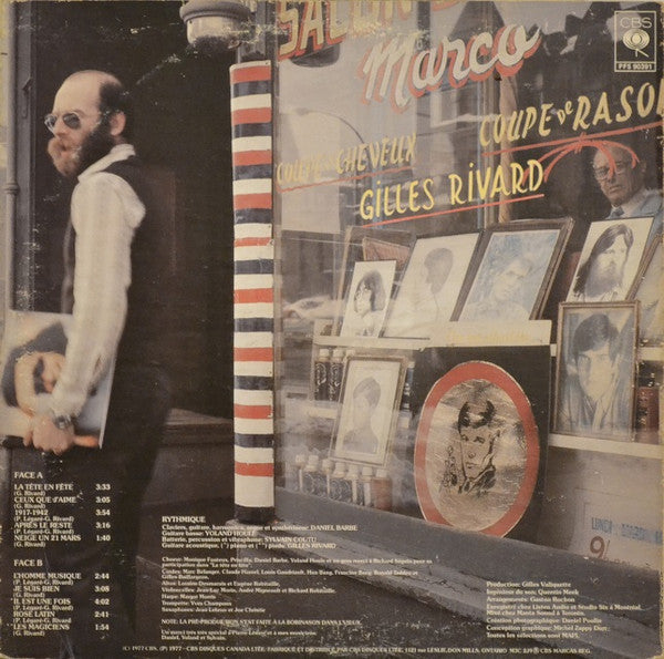 Gilles Rivard / La Tête En Fête - LP USED