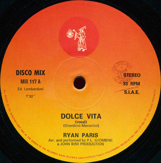 Ryan Paris / Dolce Vita - LP 12'' Used