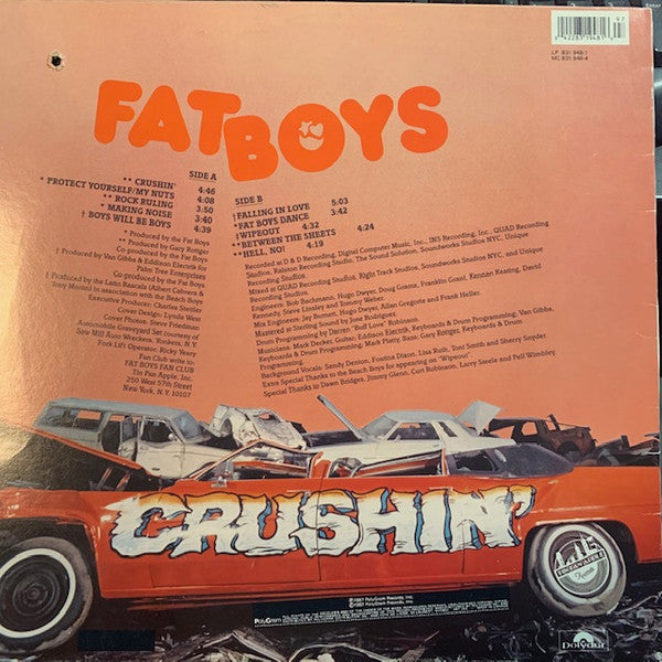 Fat Boys / Crushin' - LP (Used)