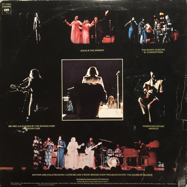 Paul Simon / Live Rhymin' - LP USED