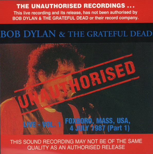 Bob Dylan & The Grateful Dead / Live Vol.1 - CD (Used)