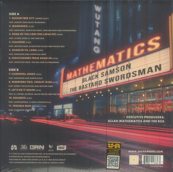 Wu-Tang X Mathematics / Black Samson, The Bastard Swordsman - LP