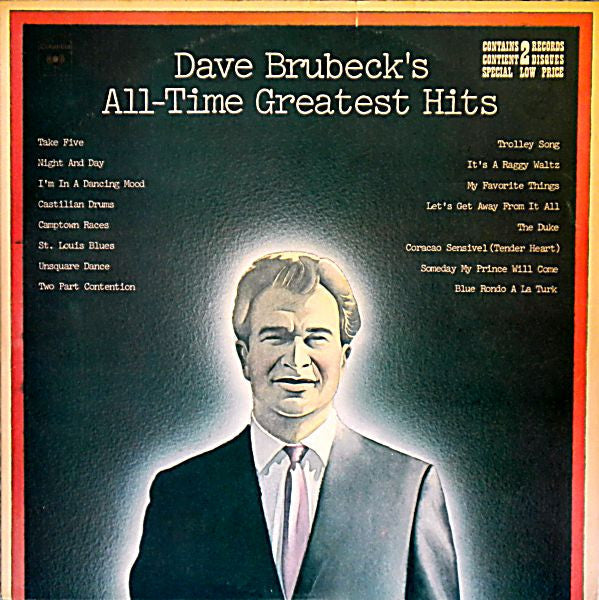 Dave Brubeck / Dave Brubeck's All-Time Greatest Hits - LP USED