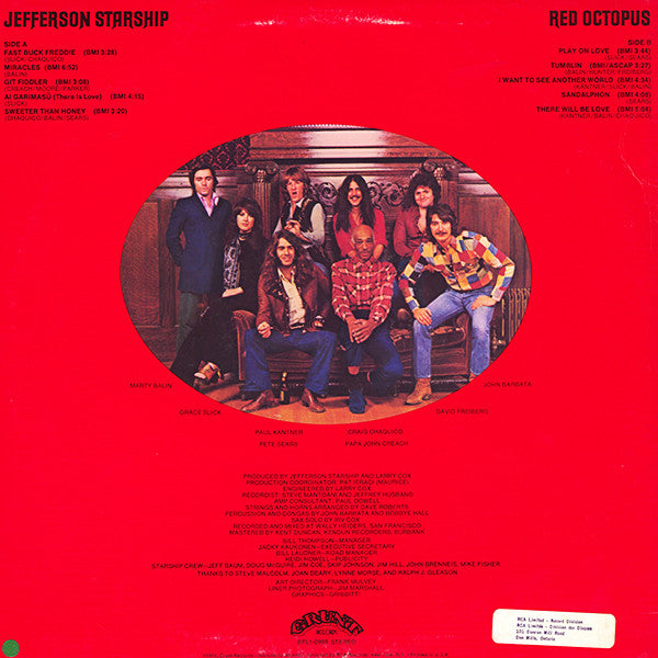 Jefferson Starship / Red Octopus - LP USED