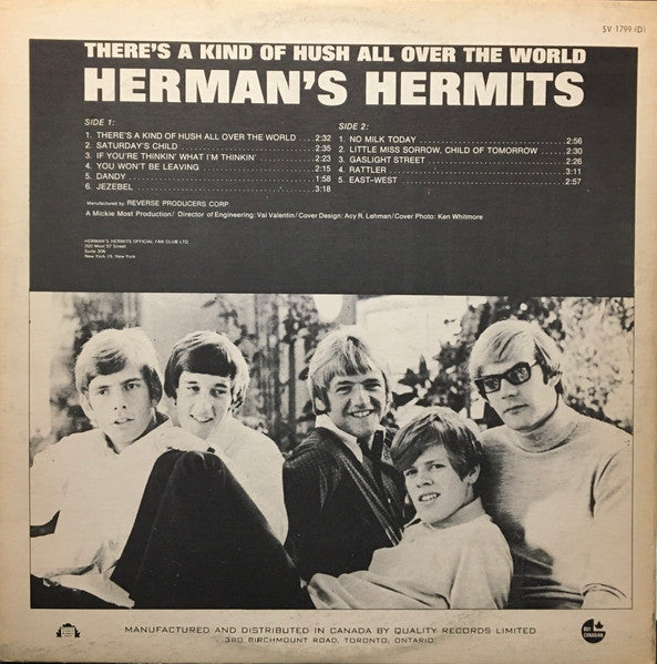 Herman's Hermits / There's A Kind Of Hush All Over The World - LP USED