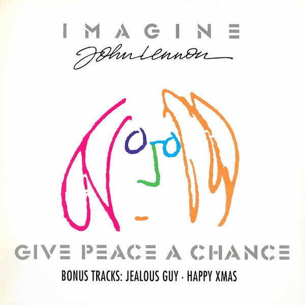 John Lennon / Imagine, Jealous Guy, Give Peace A Chance, Happy Xmas (War Is Over) - LP Used 12''