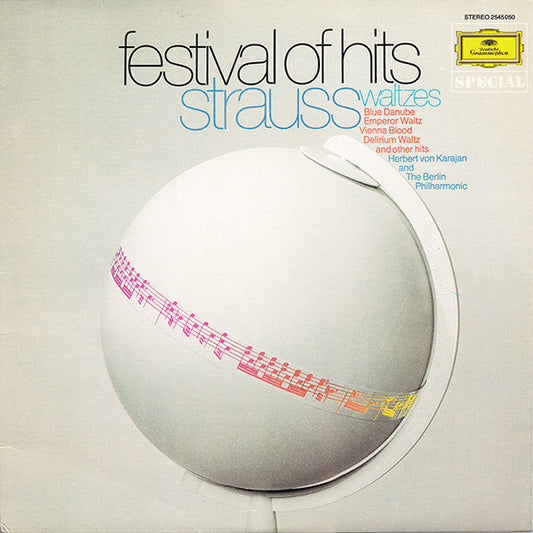 Herbert Von Karajan / Festival Of Hits: Strauss Waltzes - LP Used